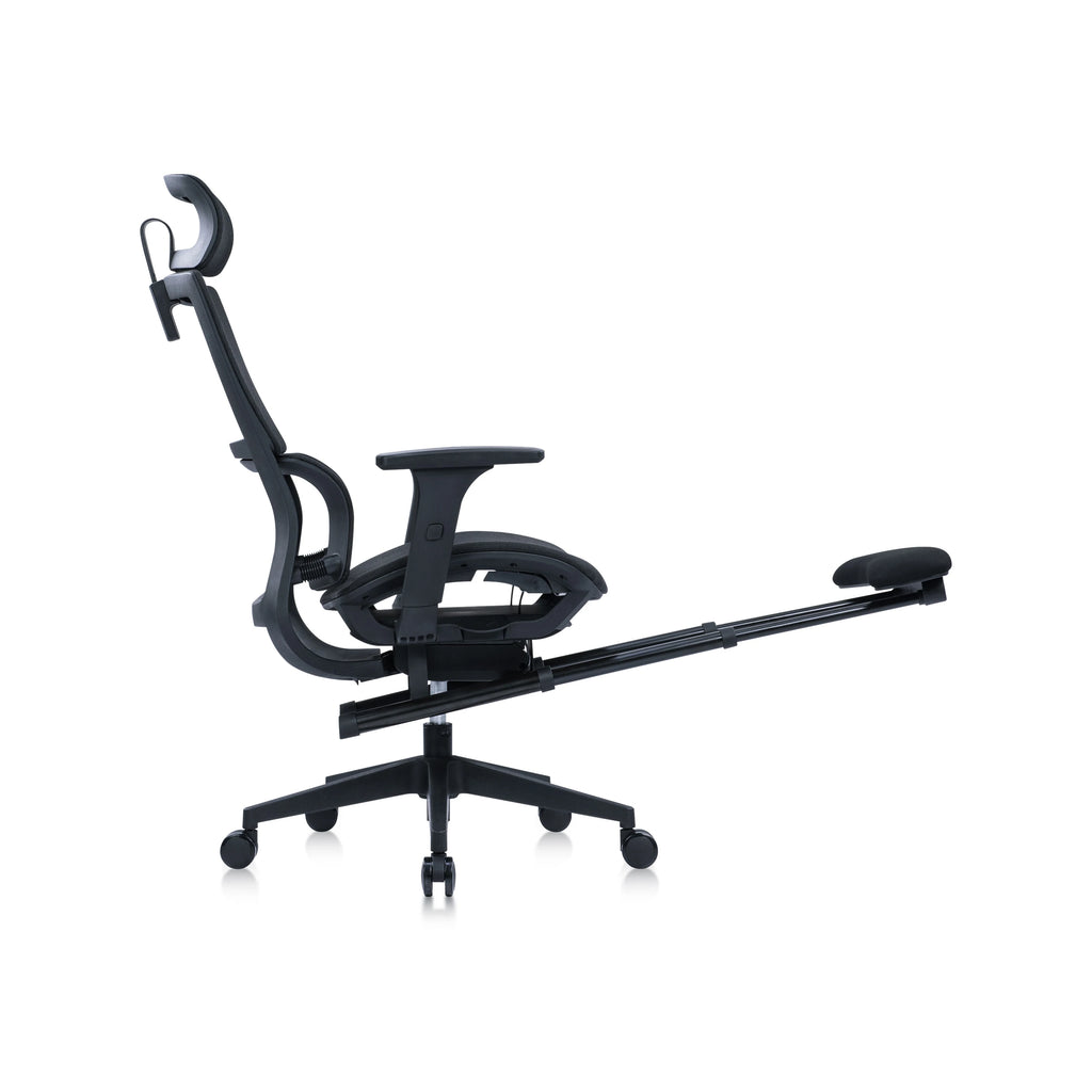 JY-233 Black Mesh ergonomic office chair view 3