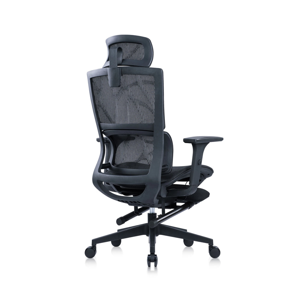 JY-233 Black Mesh ergonomic office chair view 4
