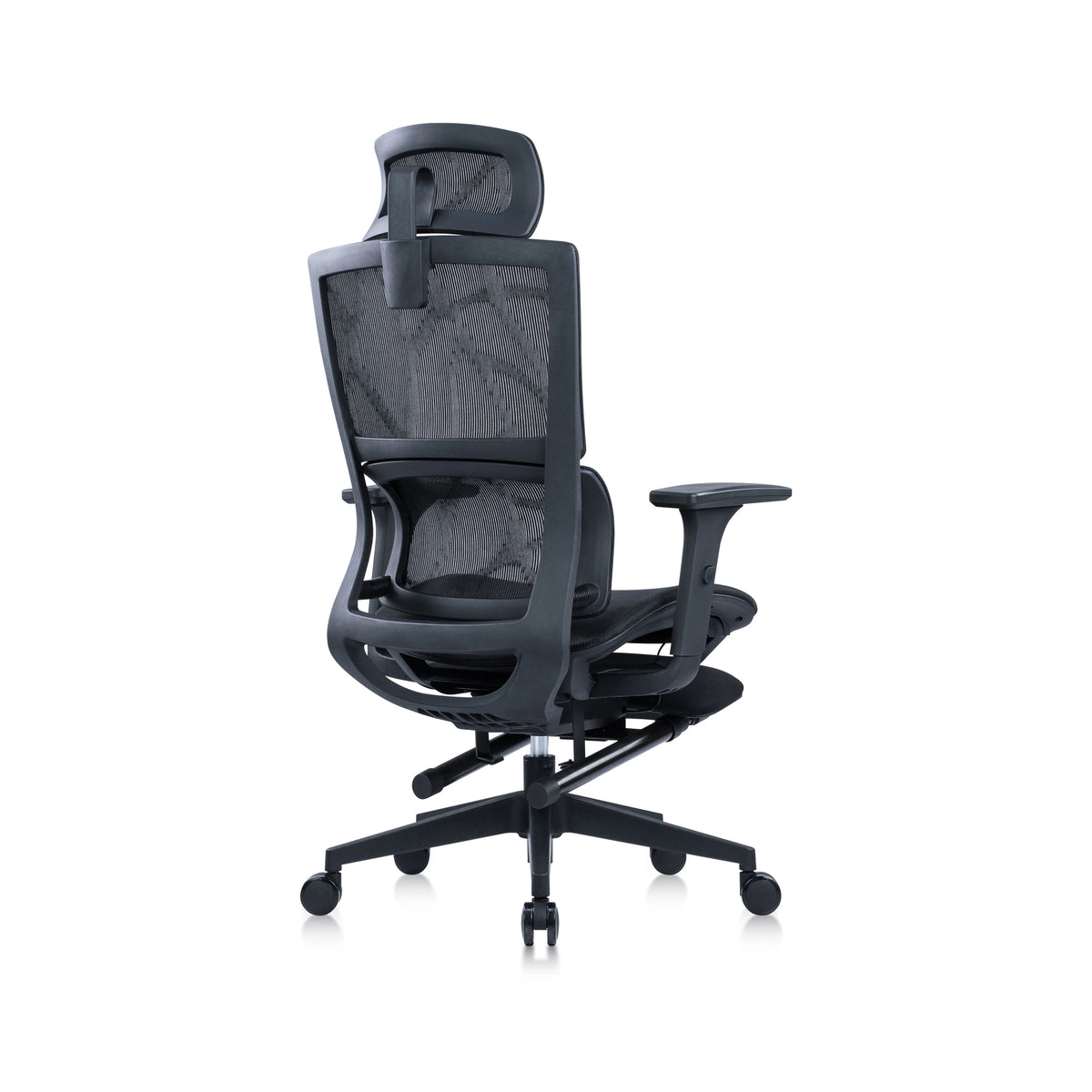 JY-233 Black Mesh ergonomic office chair view 4