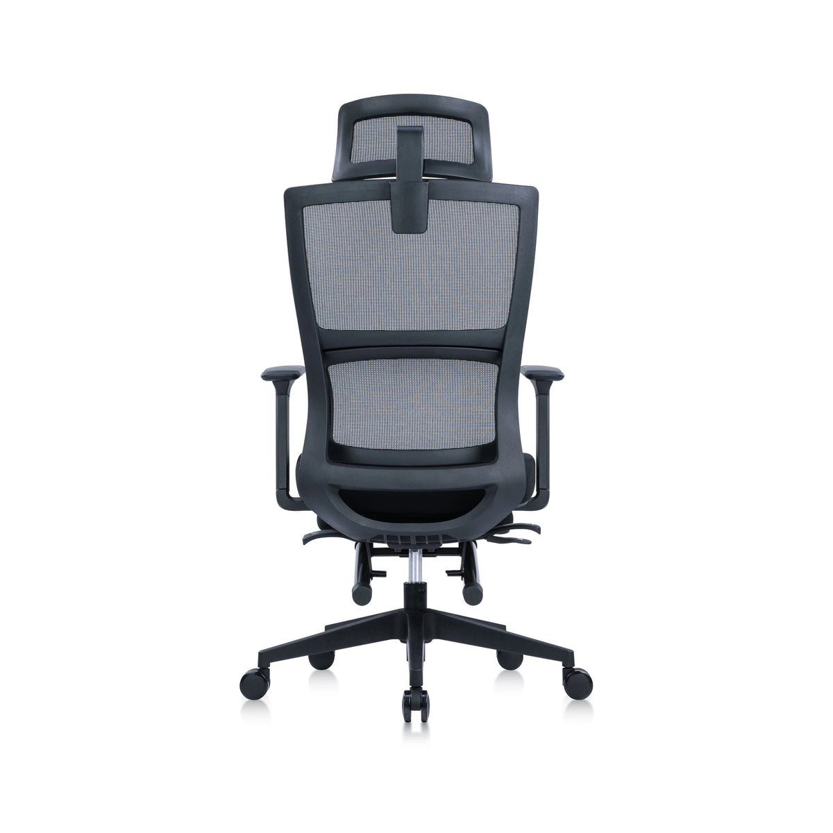 JY-233 Black Padded ergonomic office chair view 5