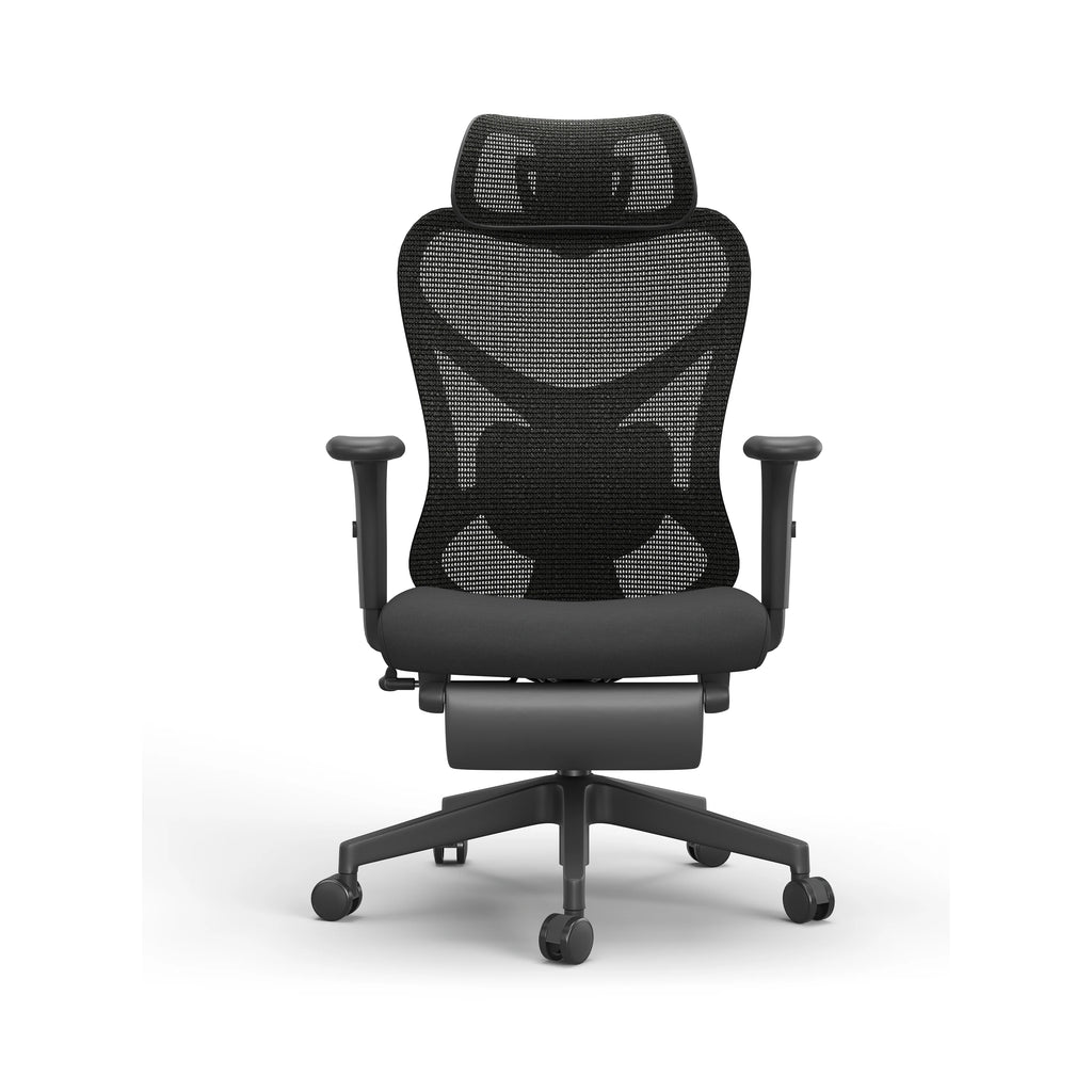 JY-535 Black ergonomic mesh office chair view 1