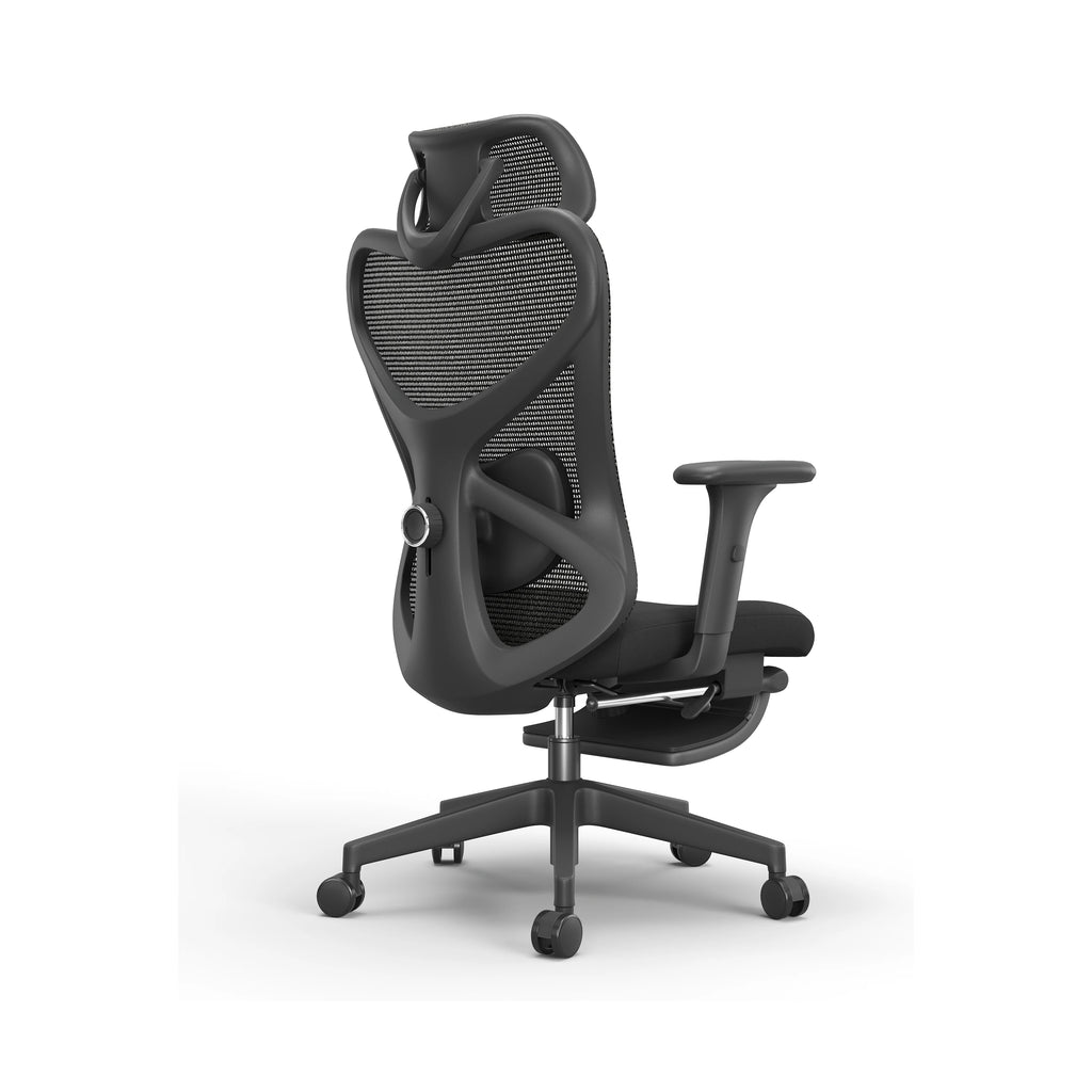 JY-535 Black ergonomic mesh office chair view 4