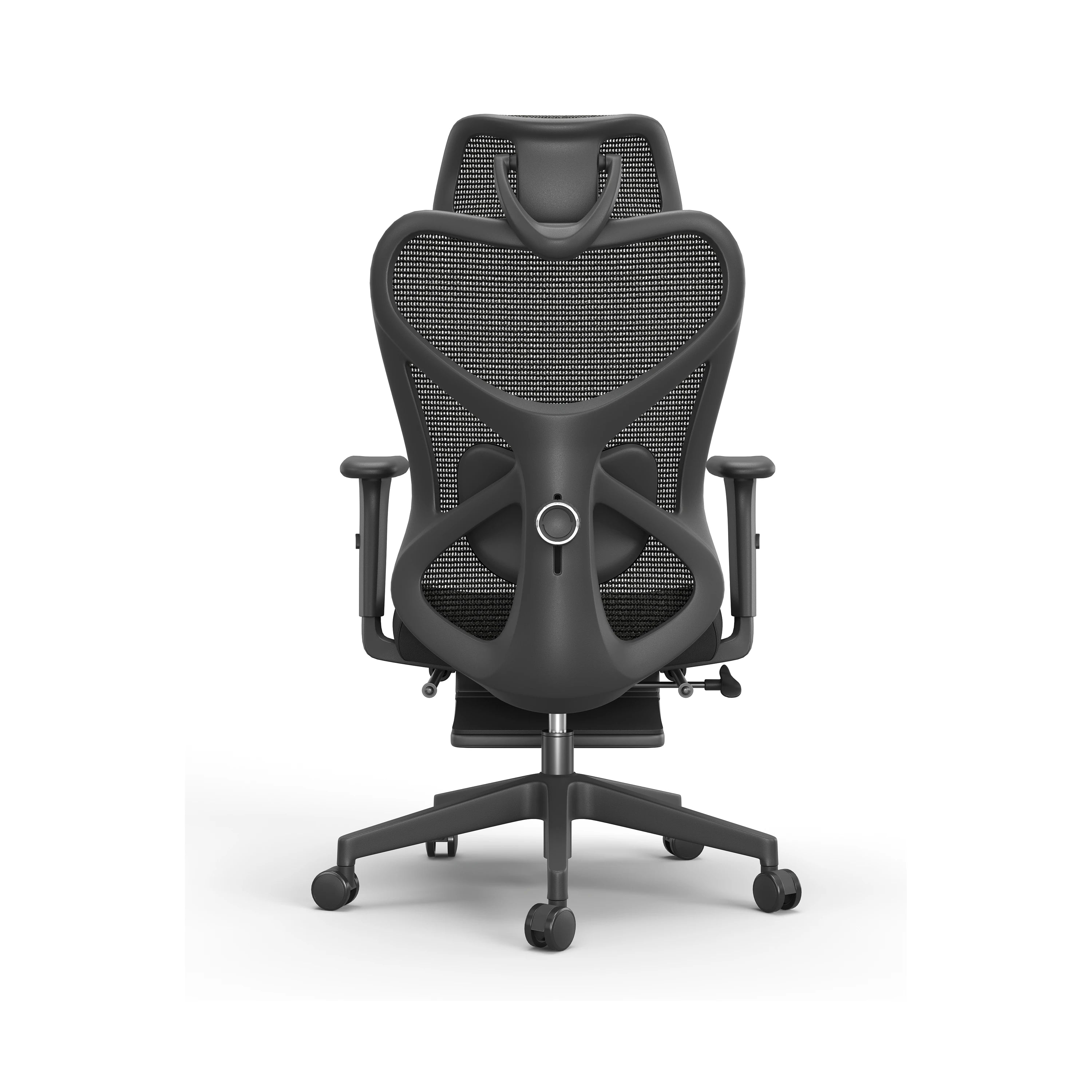 JY-535 Black ergonomic mesh office chair view 5