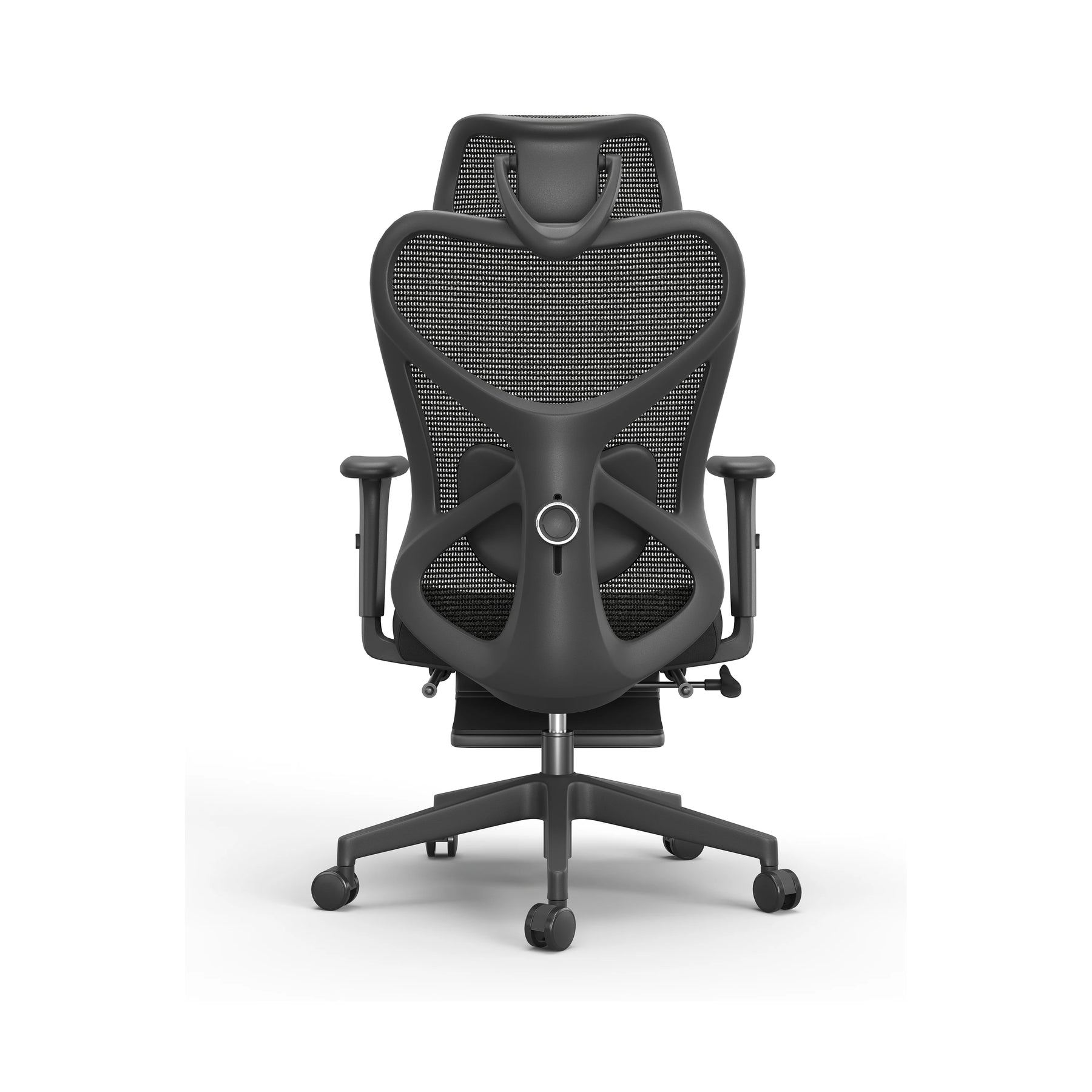 JY-535 Black ergonomic mesh office chair view 6