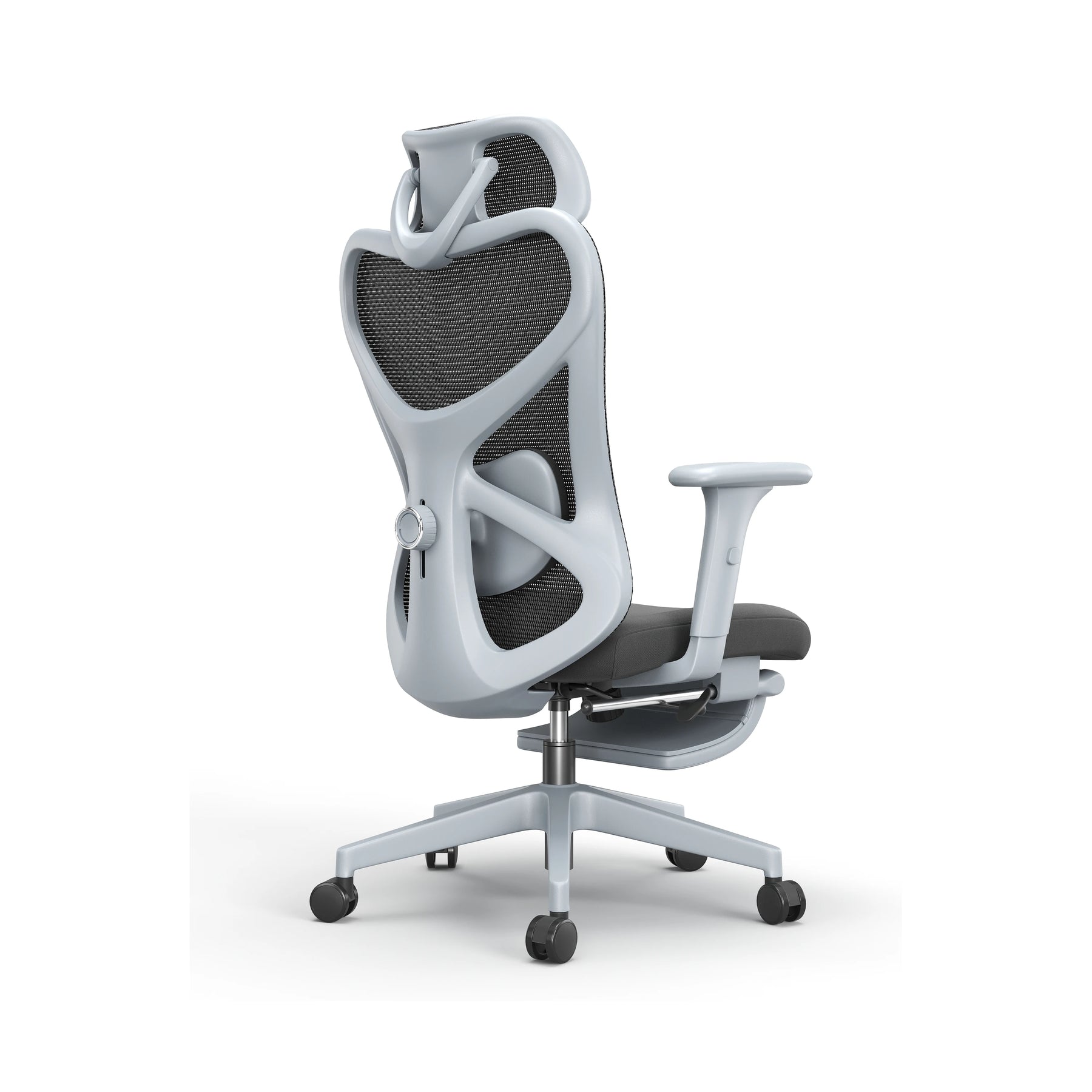 JY-535 Gray ergonomic mesh office chair view 4