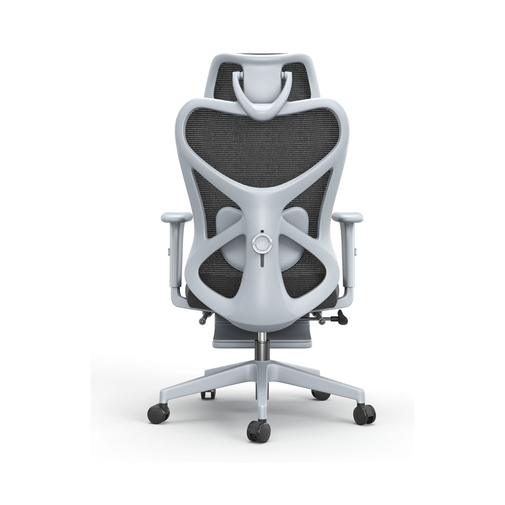 JY-535 Gray ergonomic mesh office chair view 5