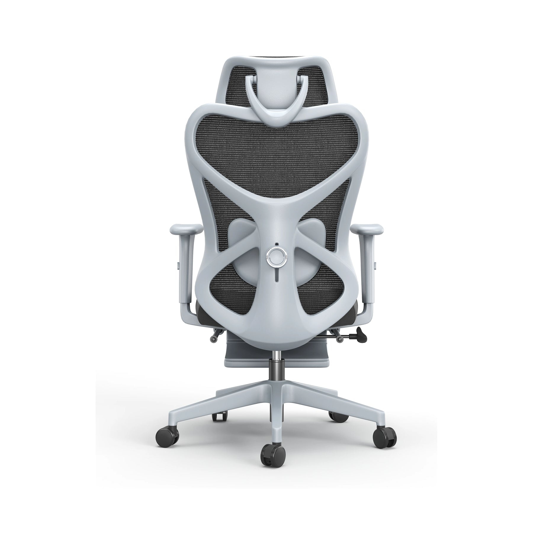 JY-535 Gray ergonomic mesh office chair view 5