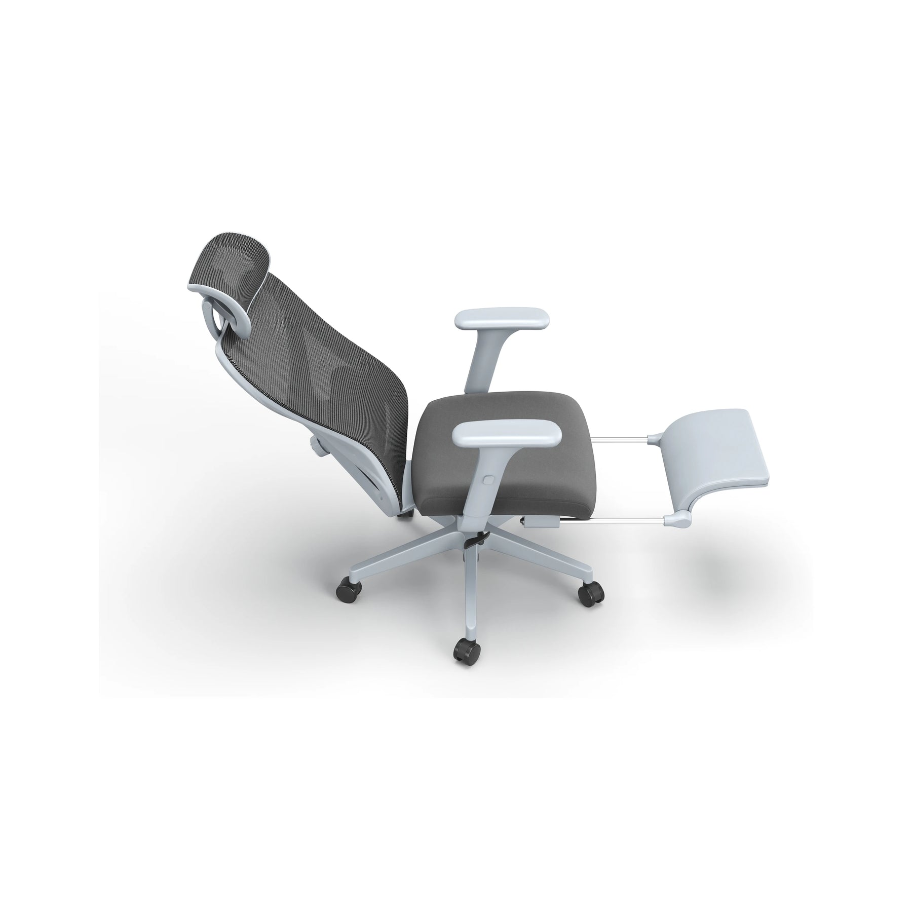 JY-535 Gray ergonomic mesh office chair view 6