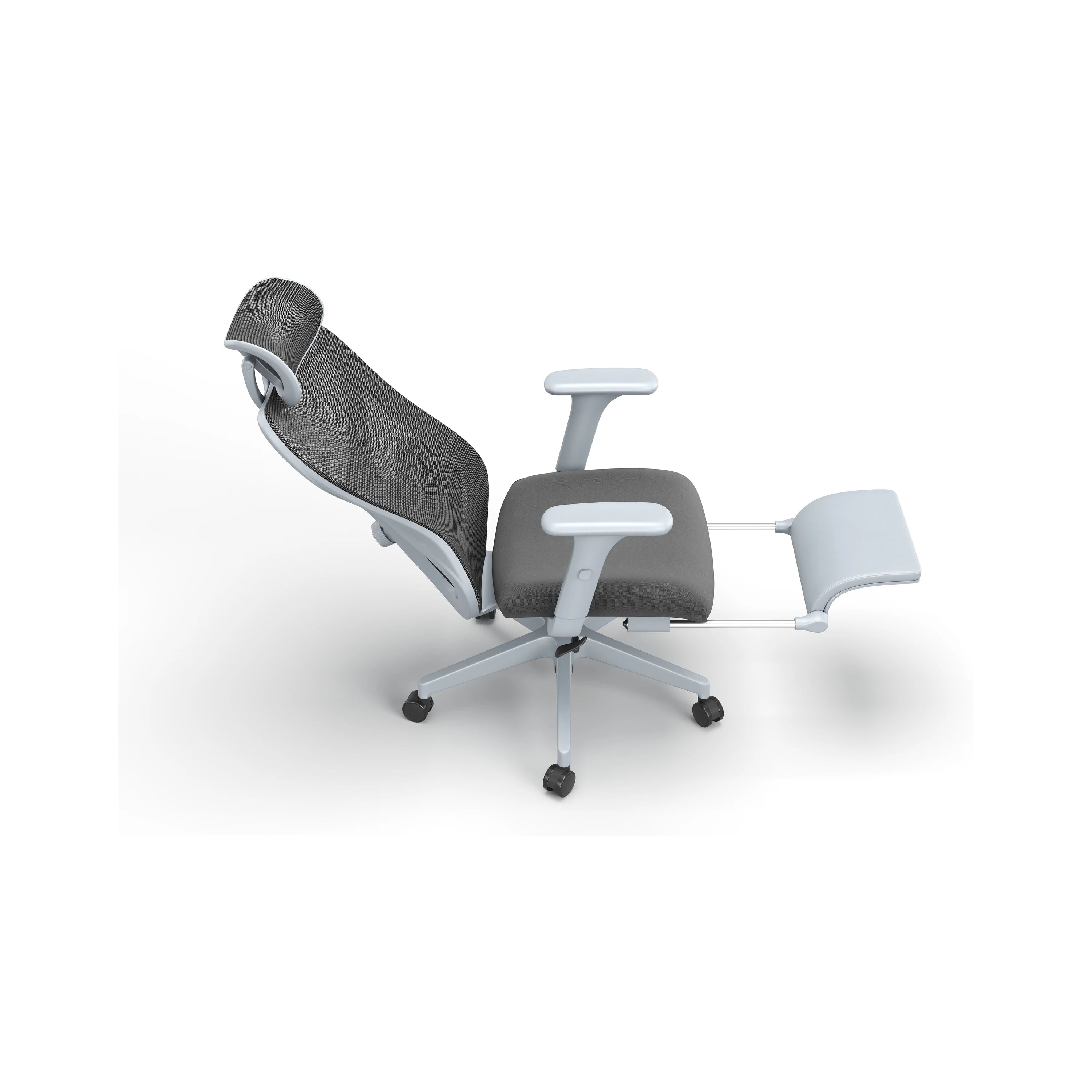 JY-535 Gray ergonomic mesh office chair view 6