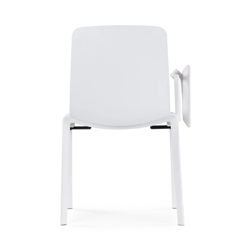 JY-R30 White Back Frame With Armrest Writing Tablet 05