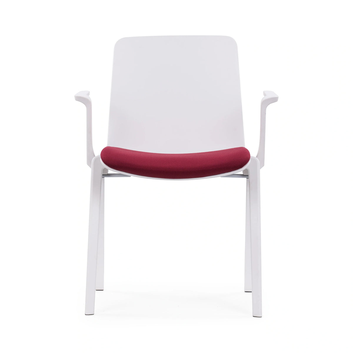 JY-R30 White Back Frame Dual Armrests 02