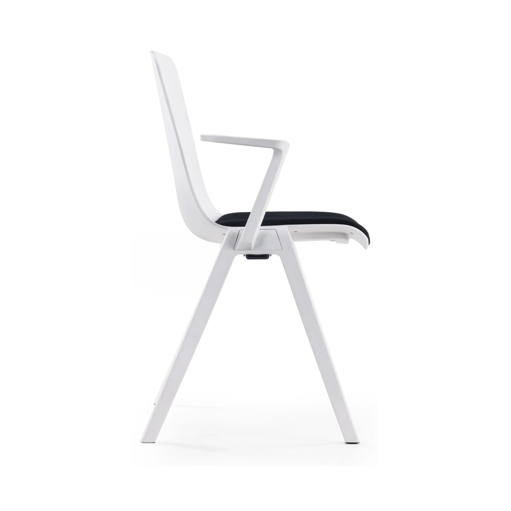 JY-R30 White Back Frame Dual Armrests 03