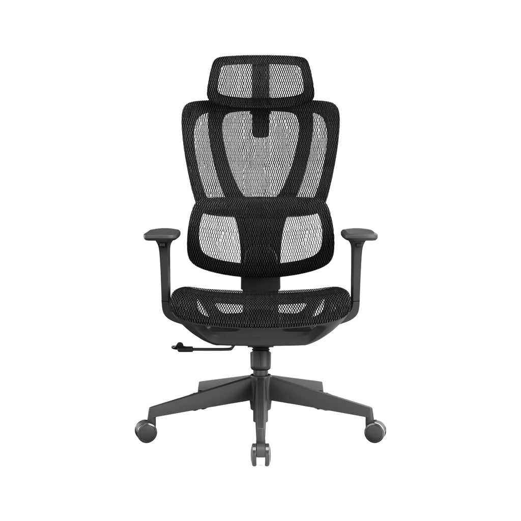 Vastlea Black Mesh High Back view 01