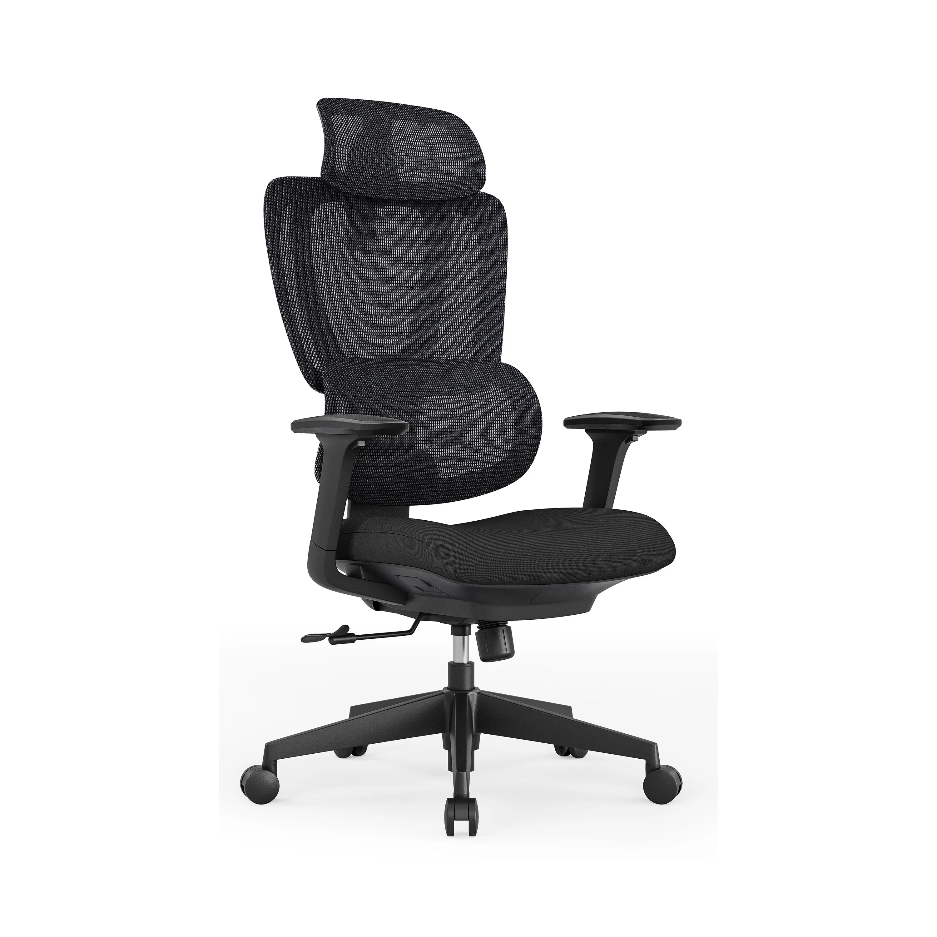 Vastlea Black Padded High Back view 02