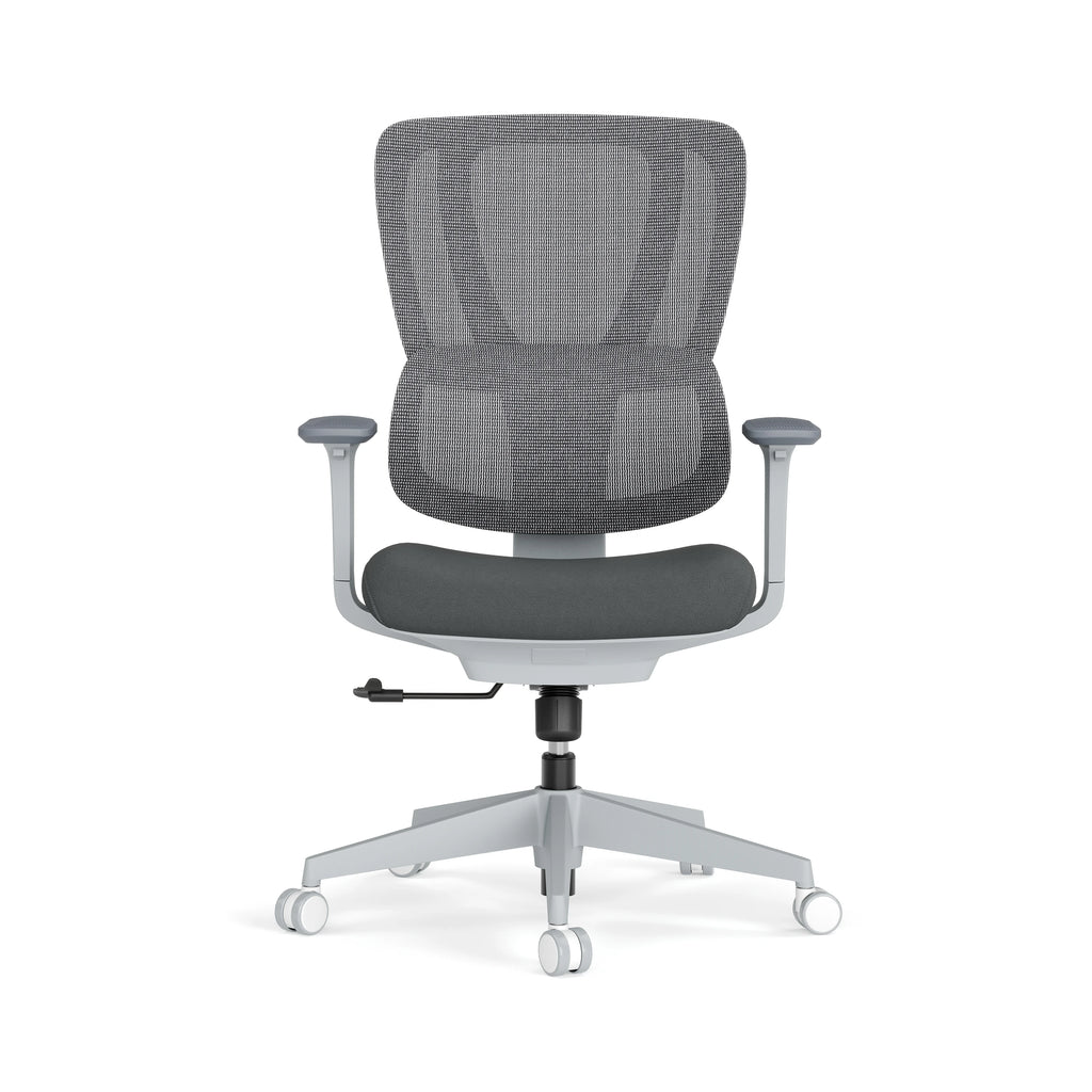 Vastlea Gray Padded Mid Back view 03
