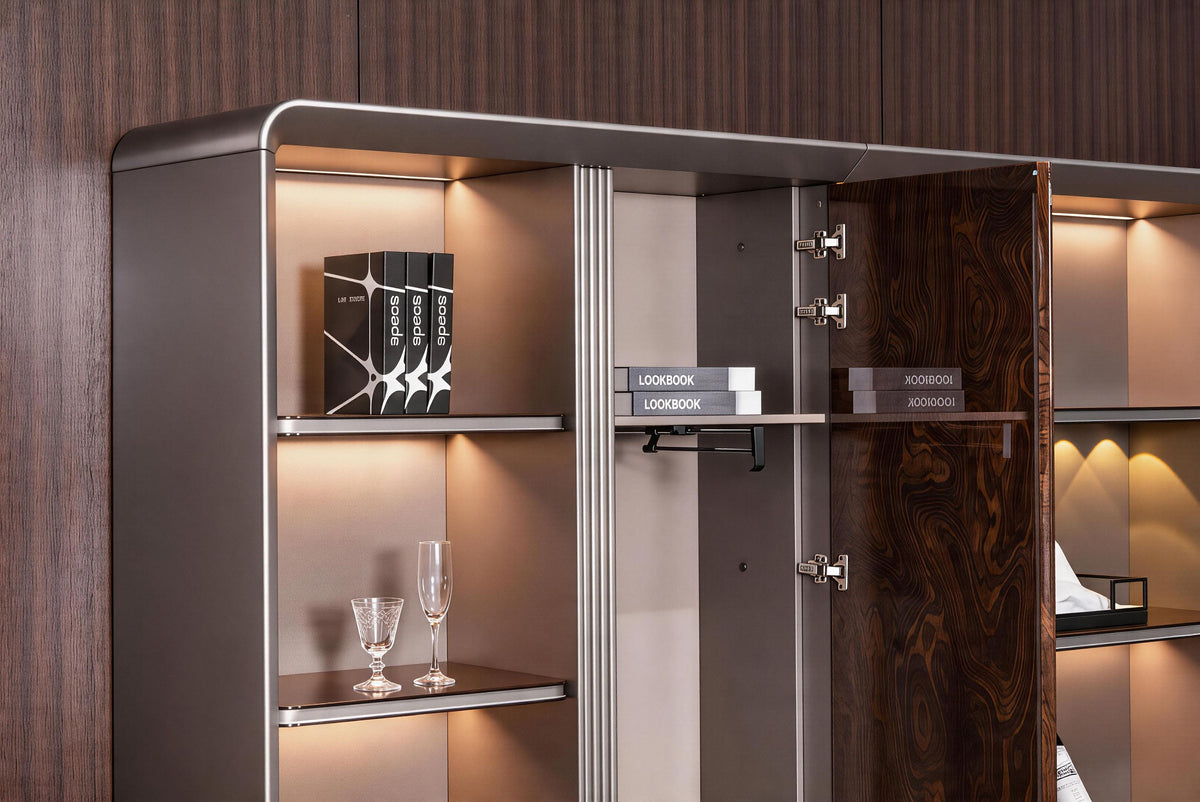 ZOTER Dio SHS-01S36 cabinet hardware and interior detail