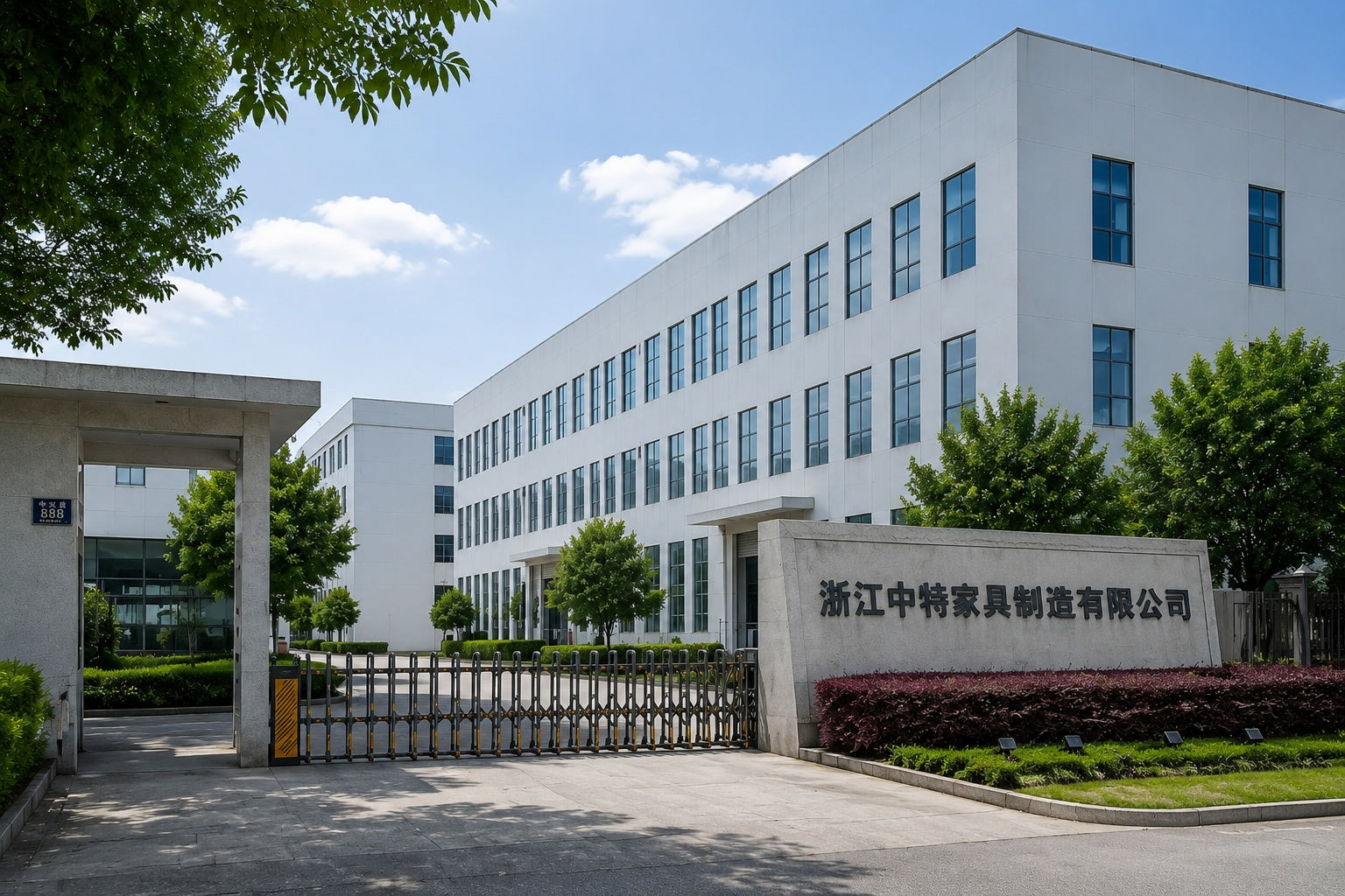 ZOTER factory exterior in Zhejiang, China